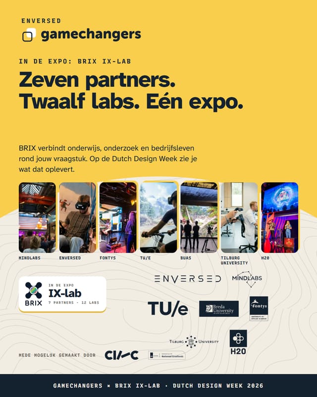 Stilstaand beeld uit Post: BRIX in de expo