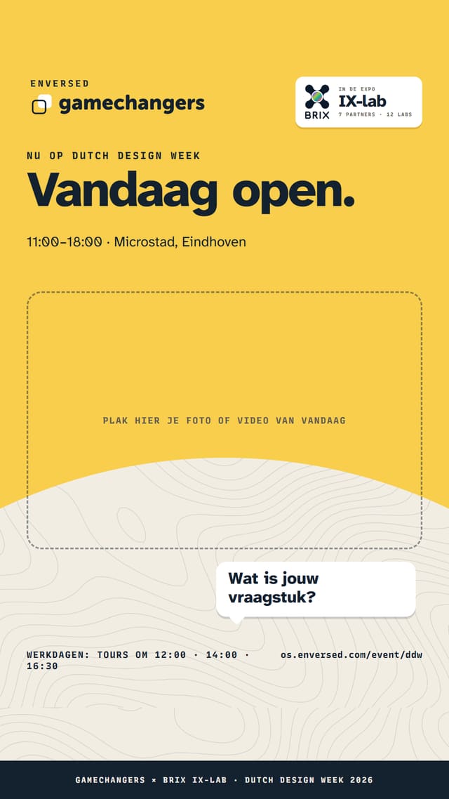 Stilstaand beeld uit Story: vandaag open